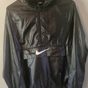 Black womens nike medium swishy quarter zip